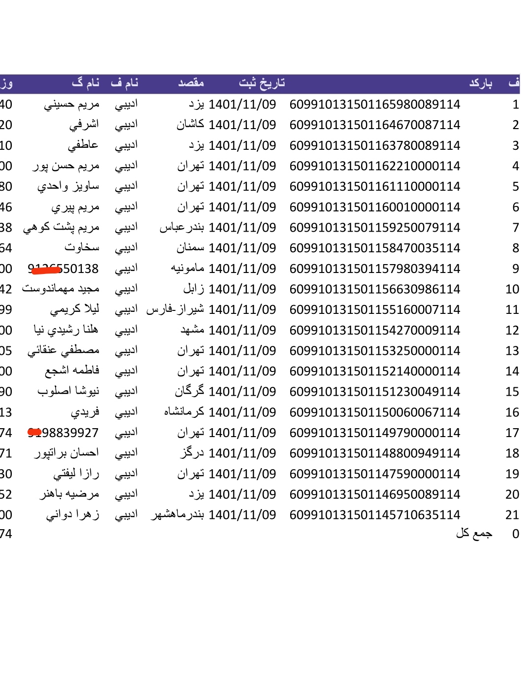 کپ رهگیری ۹ بهمن