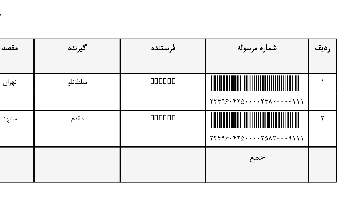 کد رهگیری ۴اذر بخش دوم