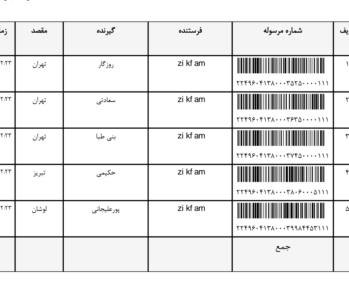 کد رهگیری ۱۴ مرداد